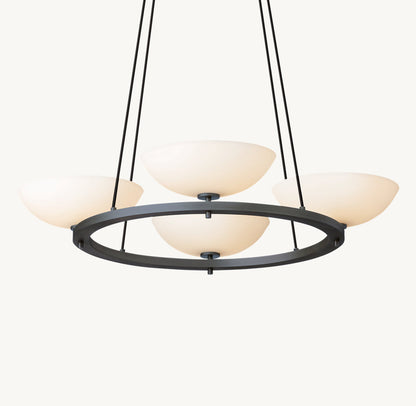 VERNET ROUND CHANDELIER 36"