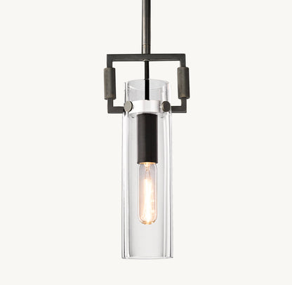 MACHINIST GLASS CYLINDER PENDANT