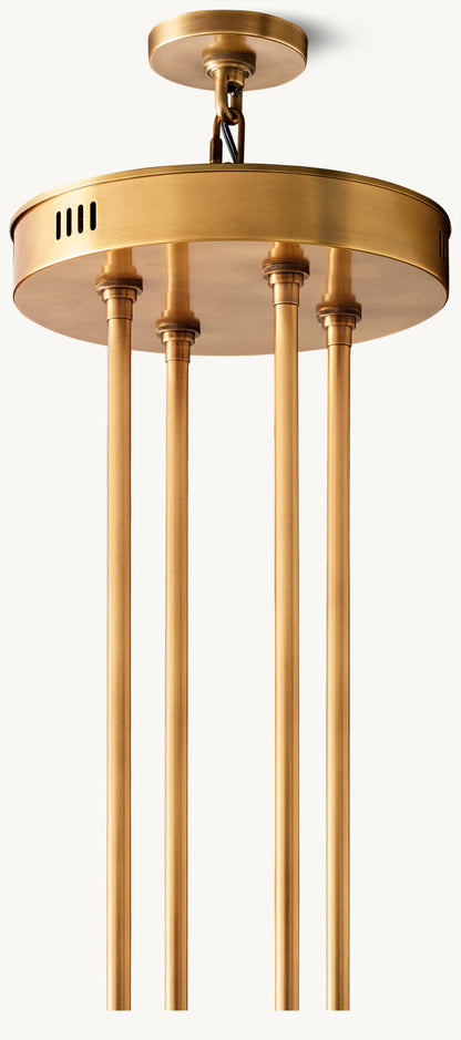 ARCACHON LED ROUND TWO-TIER CHANDELIER 60"