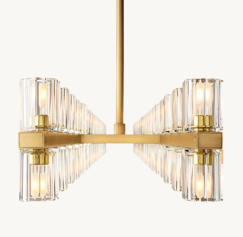 ARCACHON LED RECTANGULAR CHANDELIER 72"