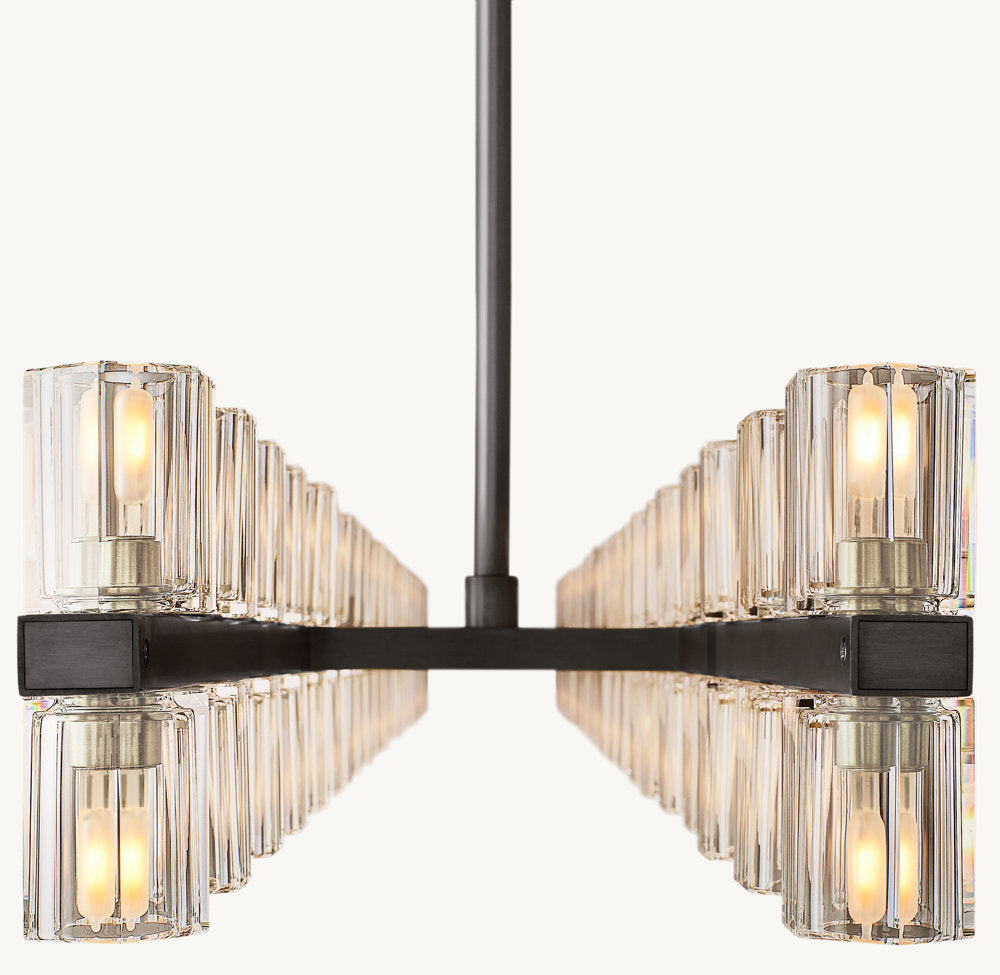 ARCACHON LED RECTANGULAR CHANDELIER 72"