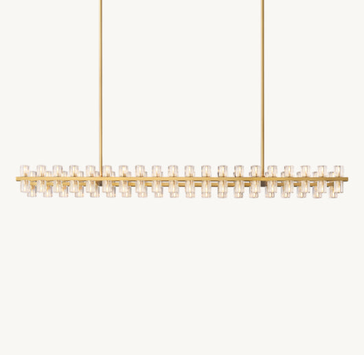 ARCACHON LED RECTANGULAR CHANDELIER 72"