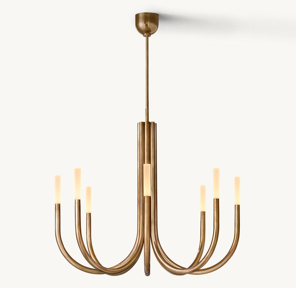 ROUSSEAU ROUND CHANDELIER 38"