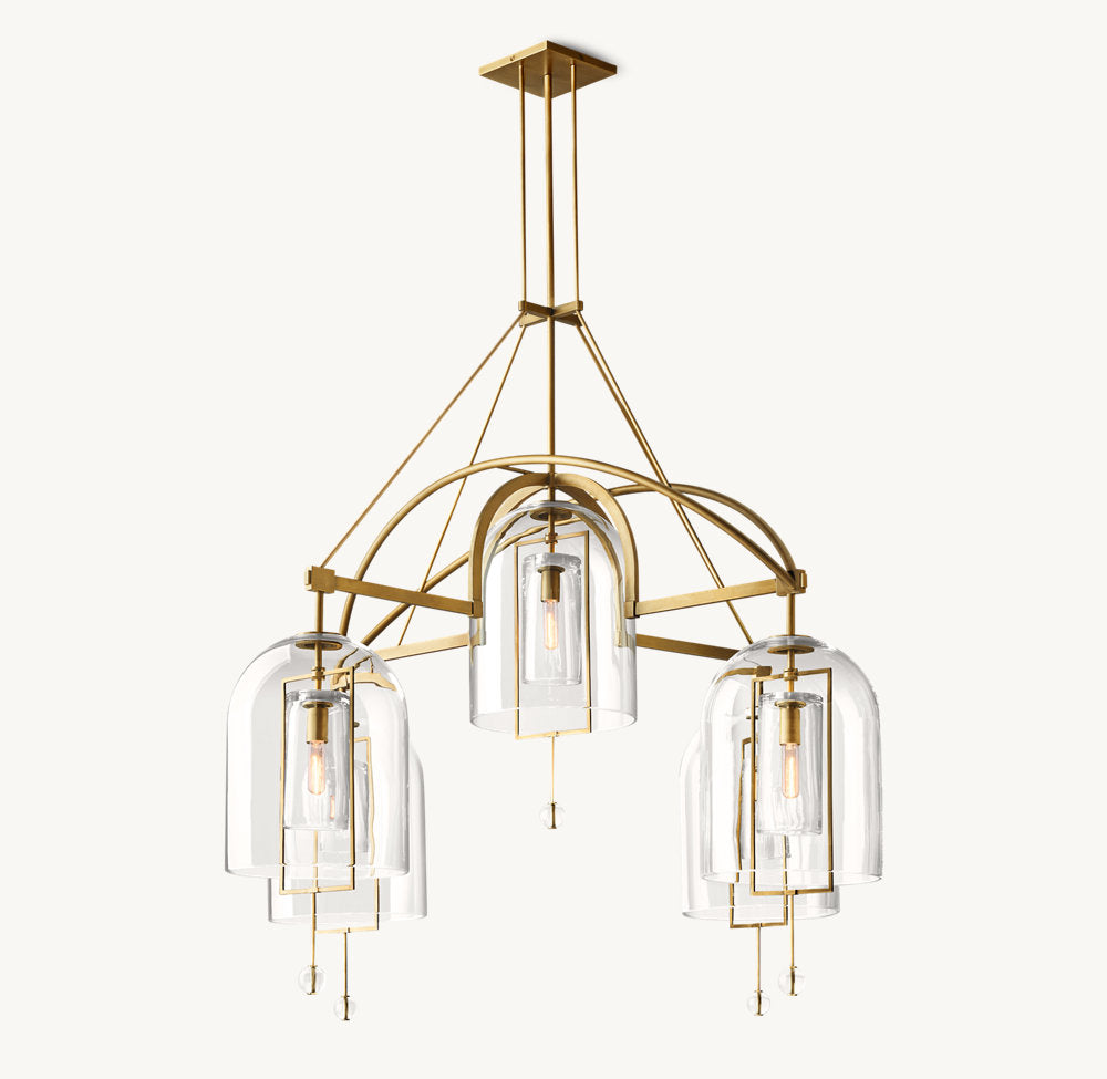 FULCRUM ROUND GRAND CHANDELIER 61"