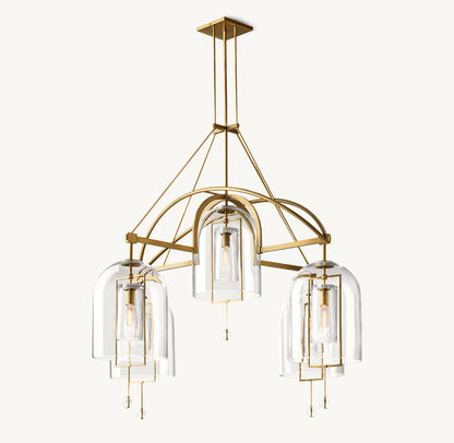 FULCRUM ROUND GRAND CHANDELIER 61"