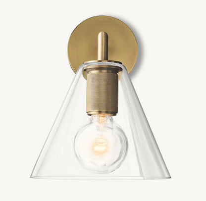 UTILITAIRE FUNNEL SHADE SCONCE
