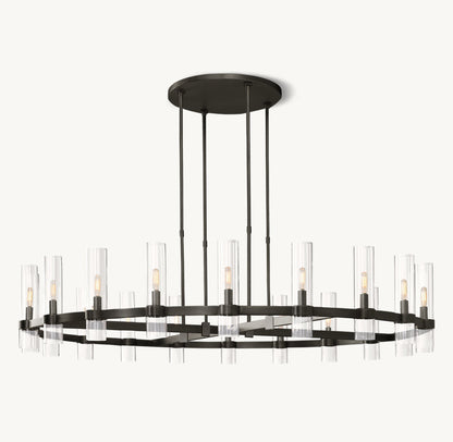 RAVELLE ROUND CHANDELIER 60"