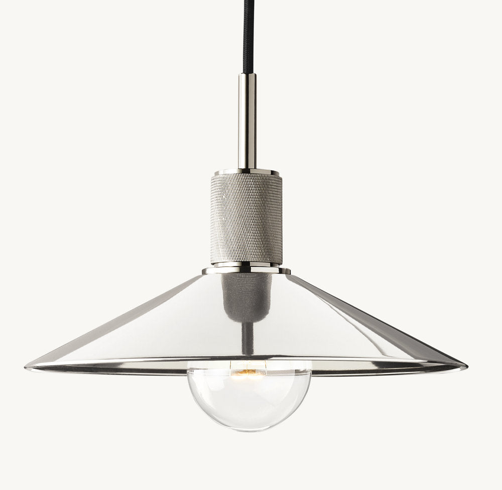 UTILITAIRE METAL SLOPE SHADE PENDANT