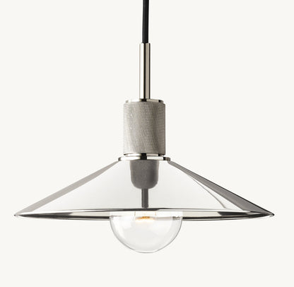 UTILITAIRE METAL SLOPE SHADE PENDANT