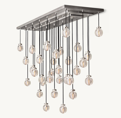 PEARL RECTANGULAR CHANDELIER 72"