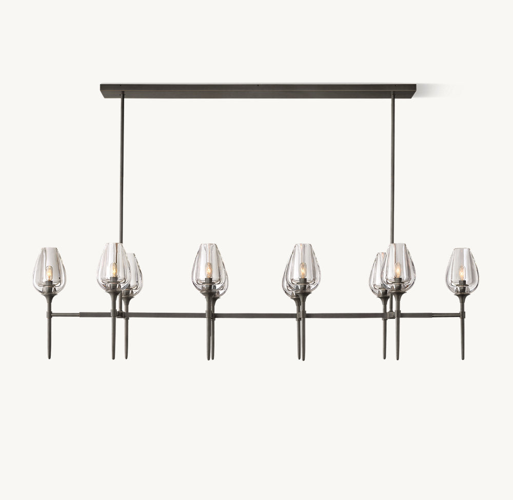 TULIP LINEAR CHANDELIER 65"