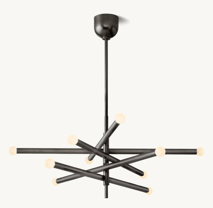 ROUSSEAU 10-LIGHT MOBILE ORB CHANDELIER