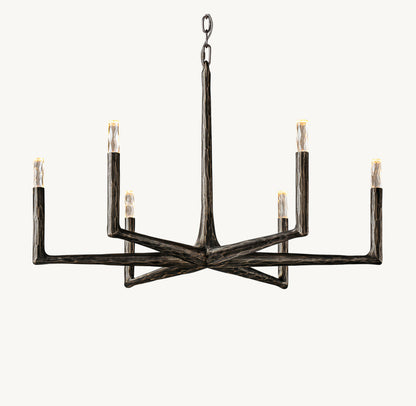 THADDEUS ROUND CHANDELIER 36"