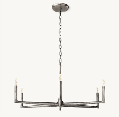 THADDEUS ROUND CHANDELIER 48"