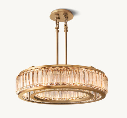 MAURIER ROUND CHANDELIER 37"
