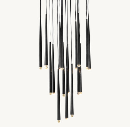 AQUITAINE ROUND CHANDELIER 30"