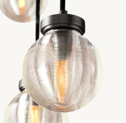 PEARL RECTANGULAR CHANDELIER 36"