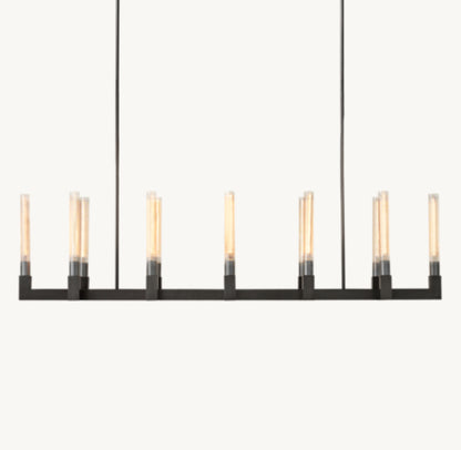 CANNELE LINEAR CHANDELIER 67"