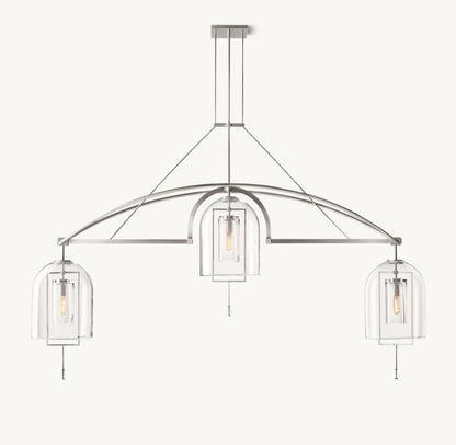 FULCRUM GRAND LINEAR CHANDELIER 85"