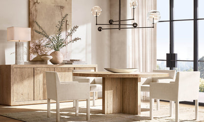 GLASS GLOBE MOBILE THREE-ARM CHANDELIER 46"