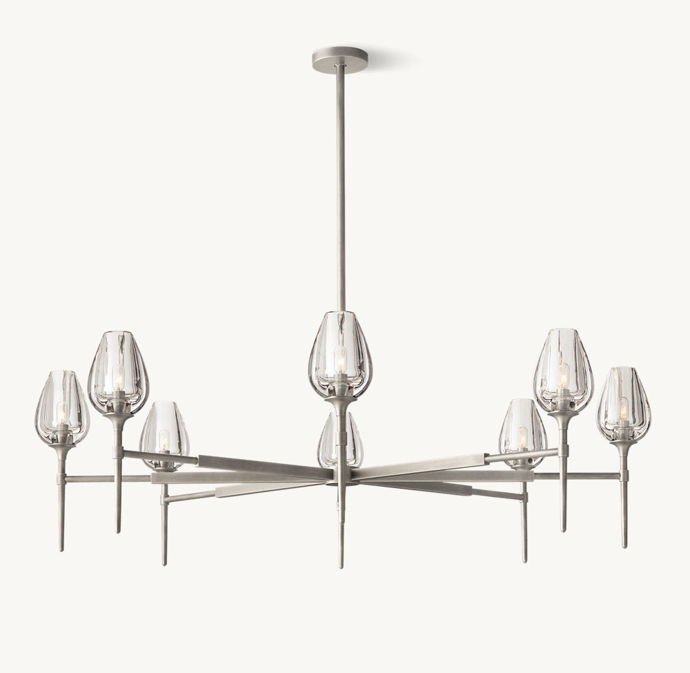TULIP ROUND CHANDELIER 54"