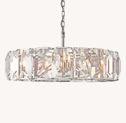HARLOW CRYSTAL ROUND CHANDELIER 43"