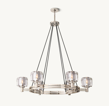 DEMARET ROUND CHANDELIER 36"
