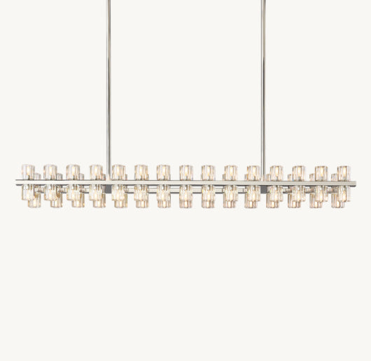 ARCACHON LED RECTANGULAR CHANDELIER 54"