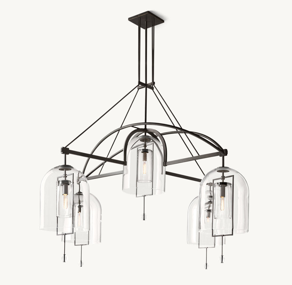 FULCRUM ROUND GRAND CHANDELIER 73"