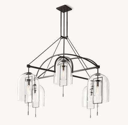 FULCRUM ROUND GRAND CHANDELIER 73"