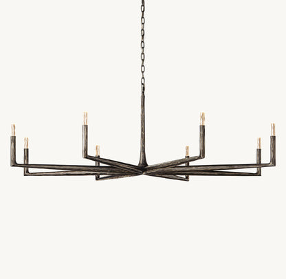THADDEUS ROUND CHANDELIER 72"