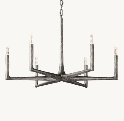 THADDEUS ROUND CHANDELIER 36"