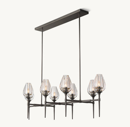 TULIP LINEAR CHANDELIER 52"
