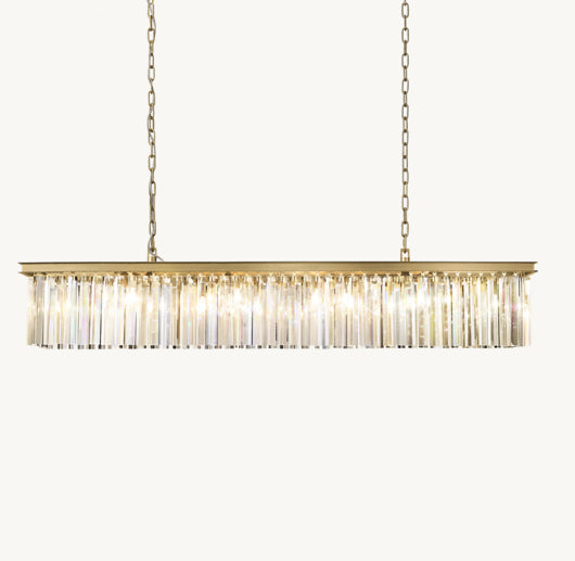 RHYS RECTANGULAR CHANDELIER 60"