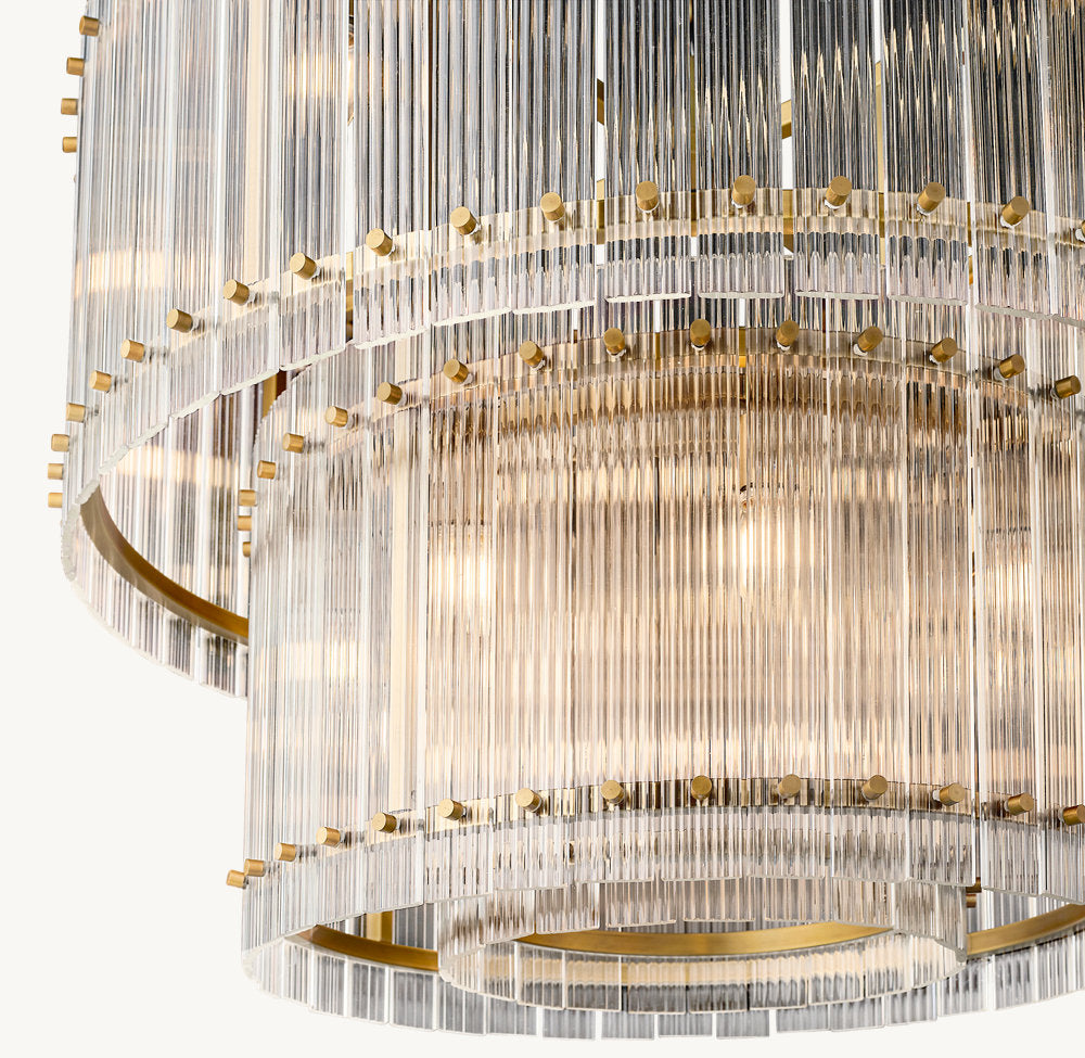 SAN MARCO TWO-TIER ROUND CHANDELIER 22"