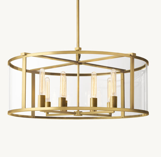 BECKMAN ROUND CHANDELIER 33"