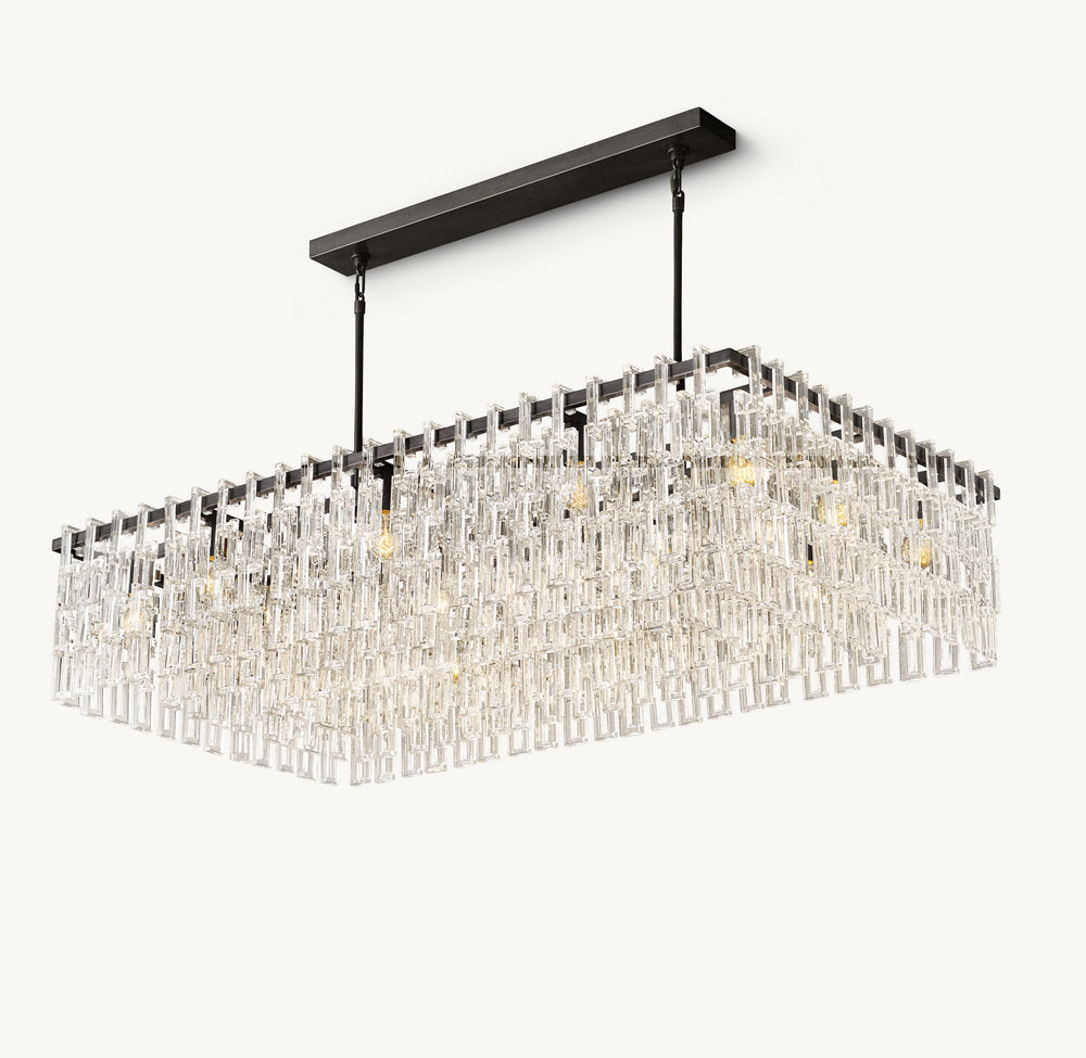 MARIGNAN RECTANGULAR CHANDELIER 60"