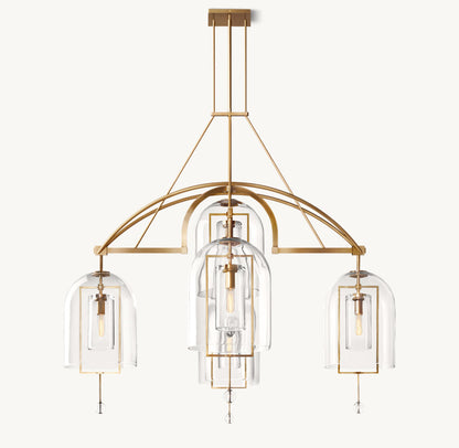 FULCRUM ROUND GRAND CHANDELIER 61"