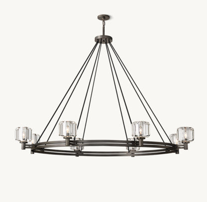 DEMARET ROUND CHANDELIER 60"