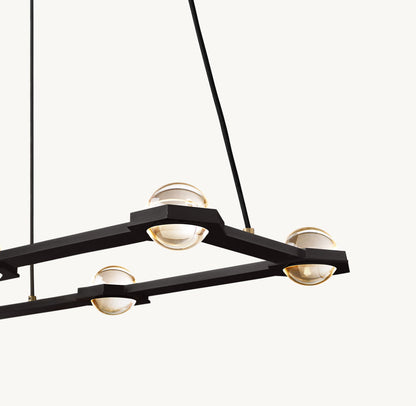 ÉCLATANT RECTANGULAR CHANDELIER 72"