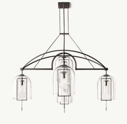 FULCRUM ROUND GRAND CHANDELIER 73"
