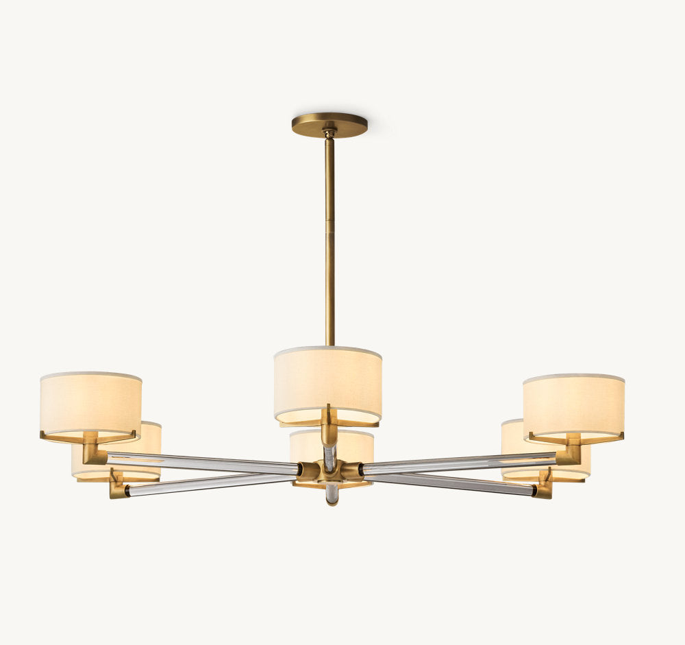 TRUMAN ROUND CHANDELIER 48"