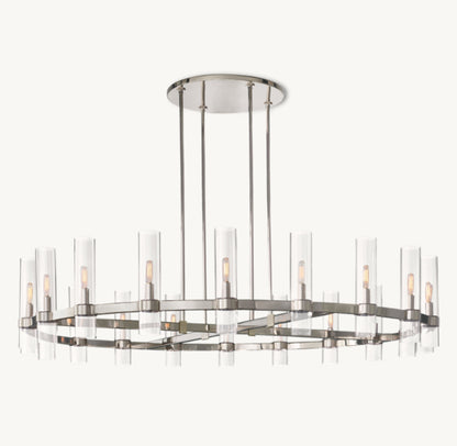 RAVELLE ROUND CHANDELIER 60"