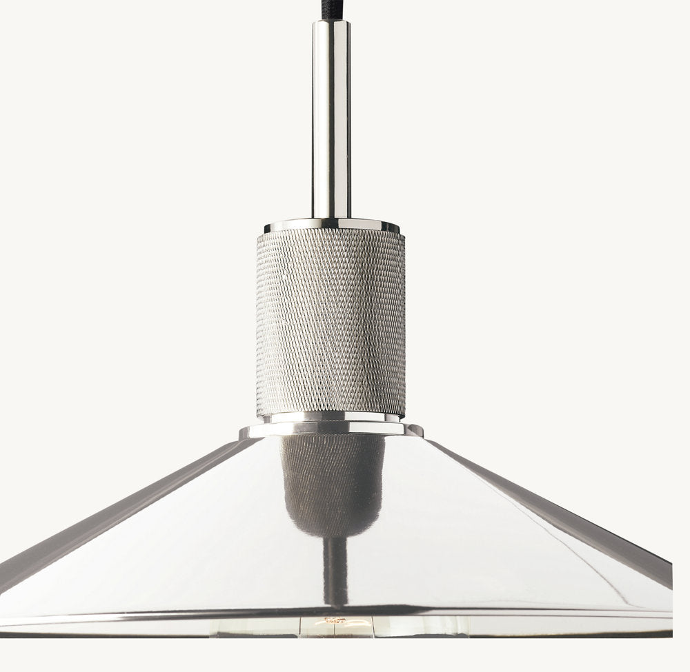 UTILITAIRE METAL SLOPE SHADE PENDANT