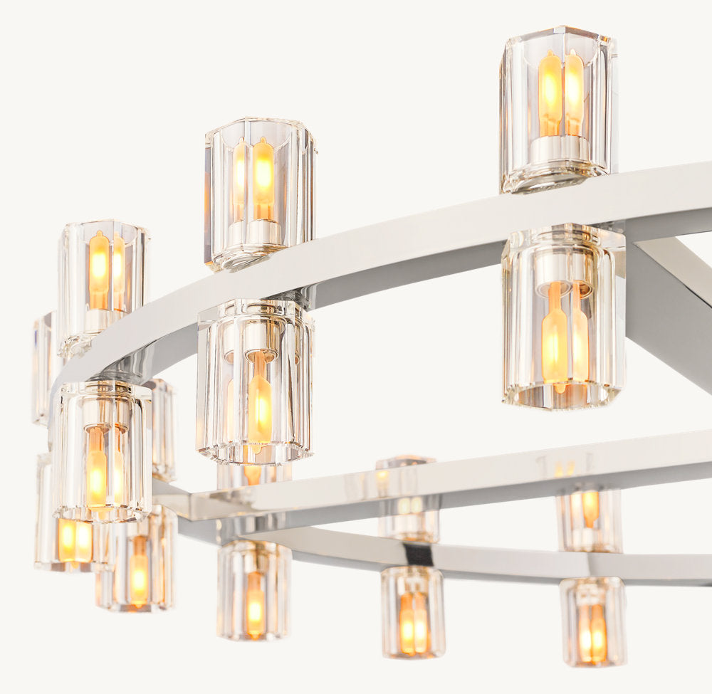 ARCACHON LED ROUND CHANDELIER 36"