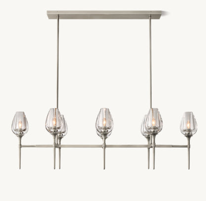 TULIP LINEAR CHANDELIER 52"