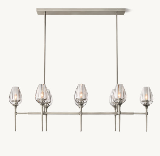 TULIP LINEAR CHANDELIER 52"