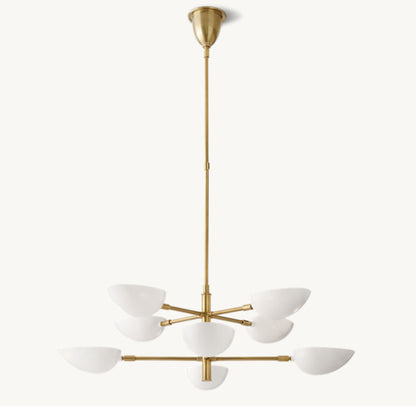 GRAPHIC CHANDELIER 38"