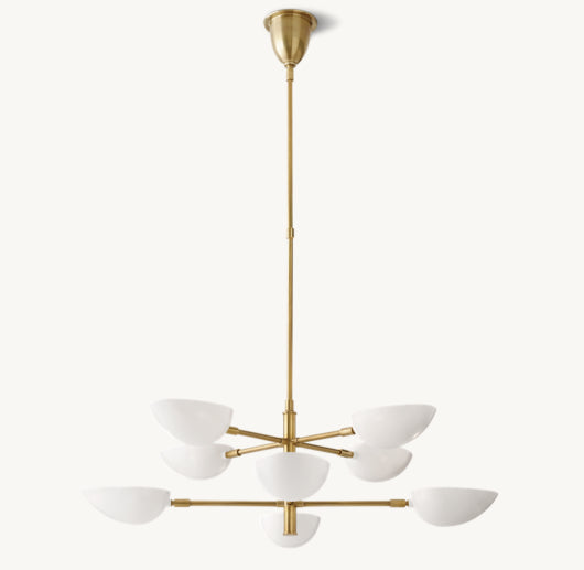 GRAPHIC CHANDELIER 38"