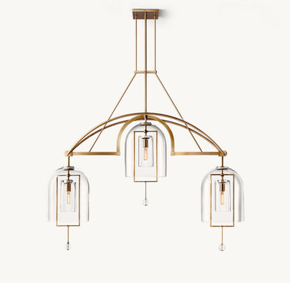FULCRUM GRAND LINEAR CHANDELIER 61"